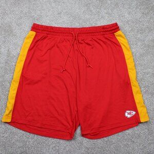 Kansas City Chiefs Shorts Men 3XL XXXL Red/Yellow Fanatics Drawstring Athleisure